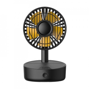 Stolní ventilátor BASEUS Hermit WXYZ-B01 10W s indukční nabíječkou, barva černá