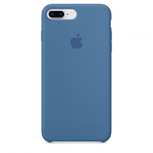 Silicone Case iPhone 7, 8, SE (2020) denim blue (blistr)