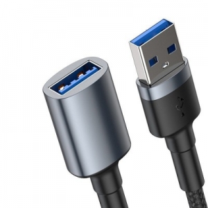 Baseus prodlužovací kabel samec USB 3.0, samice USB 2A, 1M barva černá