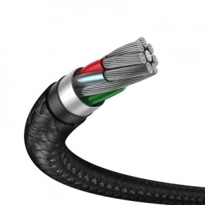 Baseus prodlužovací kabel samec USB 3.0, samice USB 2A, 1M barva černá