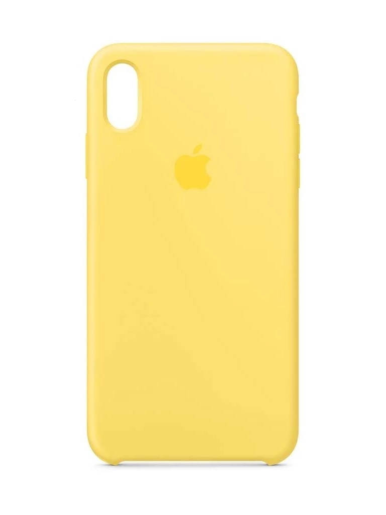 Silicone Case iPhone XR canary yellow