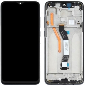 Dotyková deska Xiaomi Redmi NOTE 8 PRO + LCD s rámečkem black (verze 1x SIM otvor)