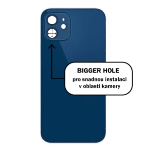 Kryt baterie iPhone 12   blue - Bigger Hole