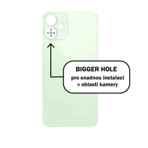Kryt baterie iPhone 12 mini green - Bigger Hole