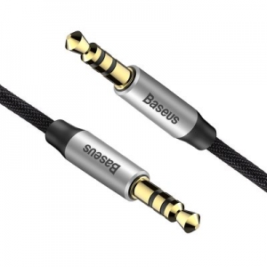 Kabel AUX Baseus M30-CS1, Jack 3,5mm, 1,5m barva černá