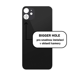 Kryt baterie iPhone 12 mini black - Bigger Hole