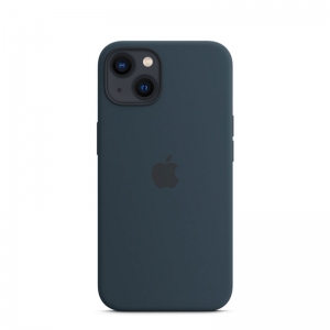 Silicone Case iPhone 13 Abyss Blue MMJ22FE/A (blistr) - with magnet
