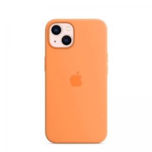Silicone Case iPhone 13  mini Marigold (blistr) - MagSafe