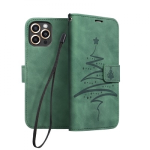 Winter Book iPhone 12, 12 Pro, barva zelená