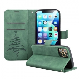 Winter Book iPhone 13 Pro, barva zelená
