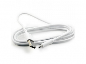 Datový kabel Micro USB, barva bílá, 1,5 metru