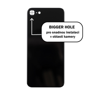 Kryt baterie iPhone 8 grey - bigger hole