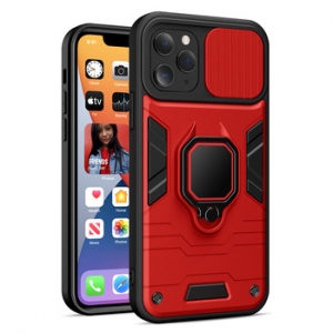 Ring Lens Case iPhone 7, 8, SE 2020 (4,7), barva červená