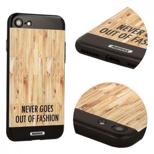 Pouzdro Back Case Remax iPhone 7, 8, SE 2020 (4,7), wood brown