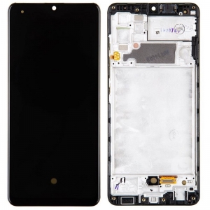 Dotyková deska Samsung A325 Galaxy A32 4G + LCD + rámeček black Service Pack - originál