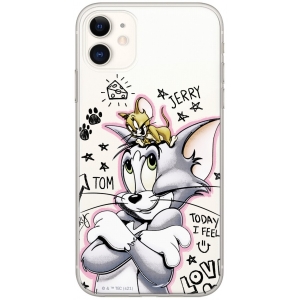 Pouzdro iPhone 12, 12 Pro (6,1) Tom and Jerry, vzor 004