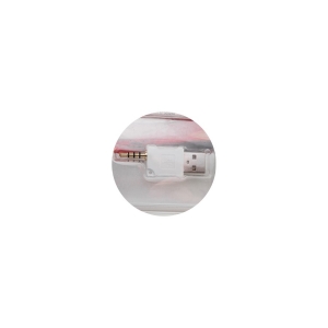 Adaptér USB A na Jack 3,5mm, barva bílá