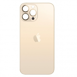 Kryt baterie iPhone 13 PRO MAX gold - Bigger Hole