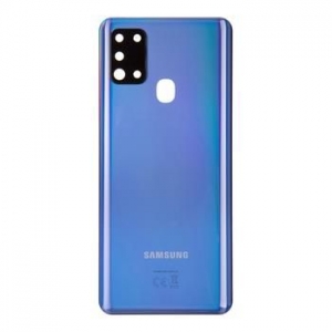 Samsung A217 Galaxy A21S kryt baterie + lepítka + sklíčko kamery blue