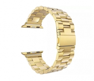 Kovový řemínek pro Apple Watch 42-45mm - gold