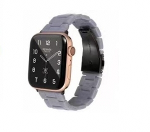 Plastový řemínek pro Apple Watch 42-45mm - grey