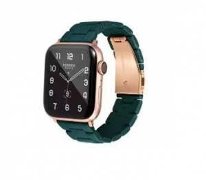 Plastový řemínek pro Apple Watch 42-45mm - dark green