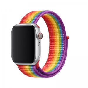 Nylon řemínek pro Apple Watch 38-41mm - rainbow