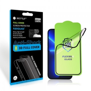 Tvrzené sklo 5D FLEXIBLE NANO iPhone 14 Pro Max černá