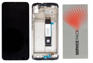 Dotyková deska Xiaomi Redmi 9T + LCD s rámečkem black SERVICE PACK