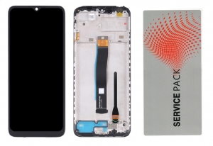 Dotyková deska Xiaomi Redmi 10C + LCD s rámečkem black SERVICE PACK