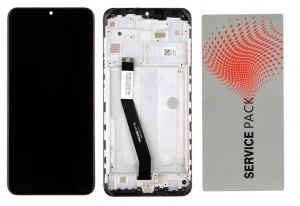 Dotyková deska Xiaomi Redmi 9 + LCD s rámečkem black SERVICE PACK