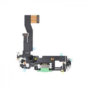 Flex iPhone 12, 12 PRO s konektorem nabíjení green