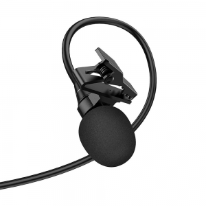 Mikrofon HOCO L14, Lightning 8-pin konektor, barva černá