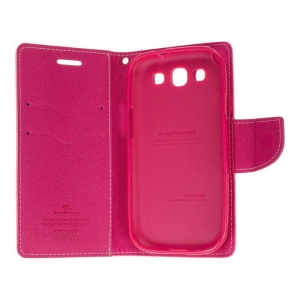 Pouzdro FANCY Diary Samsung G935 Galaxy S7 Edge barva růžová