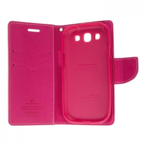 Pouzdro FANCY Diary Samsung G935 Galaxy S7 Edge barva světle růžová