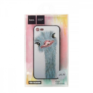 Pouzdro Back Case Hoco iPhone 7, 8, SE 2020, pštros