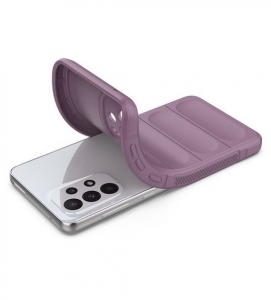 Pouzdro Back Case Silky Shield iPhone 14 (6,1), barva fialová