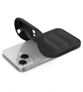 Pouzdro Back Case Silky Shield iPhone 14 Plus (6,7), barva černá