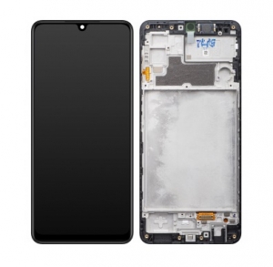 Dotyková deska Samsung M225 Galaxy M22 + LCD + rámeček black Service Pack - originál