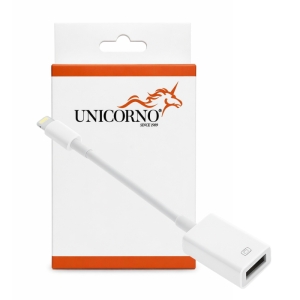 Adaptér Lightning 8-pin na USB OTG (female), barva bílá