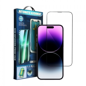 Tvrzené sklo 5D FULL GLUE iPhone XS, 11 Pro (5,8) s aplikátorem, barva černá