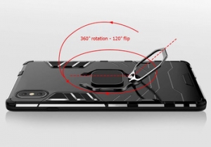 Pouzdro Ring Armor iPhone 13 Pro (6,1) barva černá
