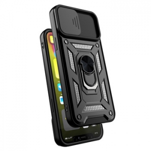 Pouzdro Slide Camera Armor iPhone 12 (6,1) barva černá