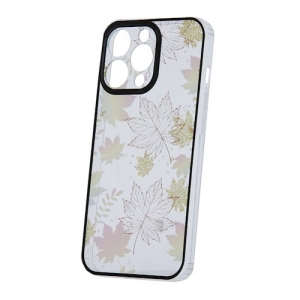 Pouzdro Back Case Gold Autumn iPhone 7, 8, SE 2020 (4,7), transparent