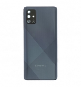 Samsung A715 Galaxy A71 kryt baterie + sklíčko kamery black