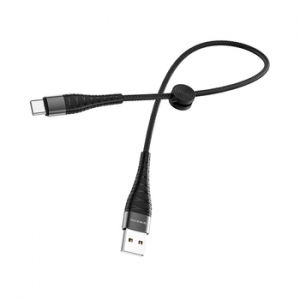 Datový kabel Borofone USB Typ C, 3A, 0,25m barva černá