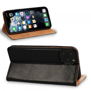 Pouzdro Book Leather Special iPhone 14 Pro, barva černá