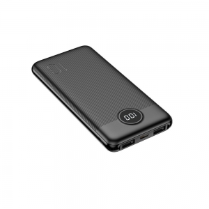 Externí baterie POWER BANK Veger A11S, 10000mAh PD20W QC 3.0, 2x USB 1x USB Typ C, 1x Micro USB, barva černá