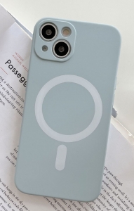MagSilicone Case iPhone 12 Pro  Max Light Grey