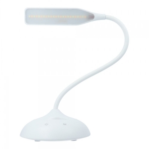 Kompaktní Led Lamp s nastavitelným ramenem, barva bílá
